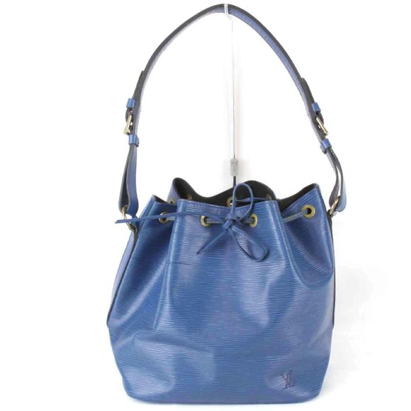 LOUIS VUITTON Louis Vuitton Noe M44005 Shoulder Bag Epi Leather Blue Women's - Picture 1 of 10
